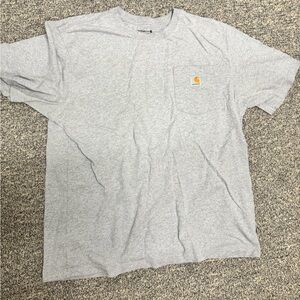 Carhartt Gray Short Sleeve Tee Classic Crew Neck